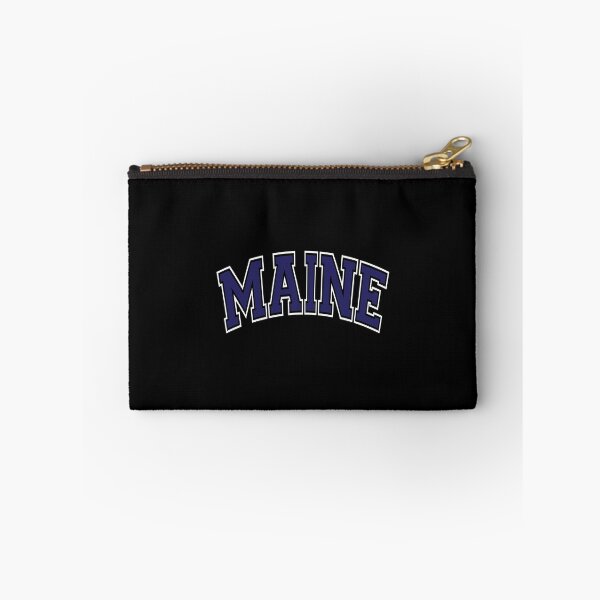 Item preview, Maine Varsity Style Navy Blue Text designed and sold by fried1982.