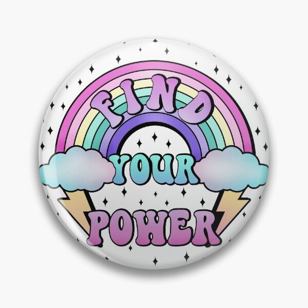 Item preview, Find your power - pastel goth rainbow and thunder bolts designed and sold by GCarradice.