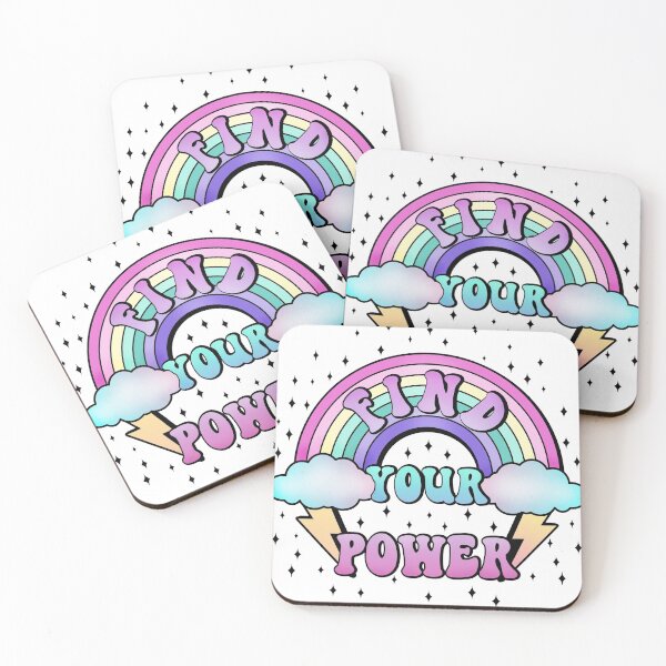 Item preview, Find your power - pastel goth rainbow and thunder bolts designed and sold by GCarradice.