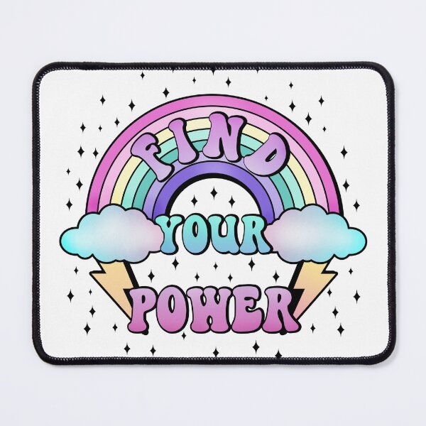 Item preview, Find your power - pastel goth rainbow and thunder bolts designed and sold by GCarradice.