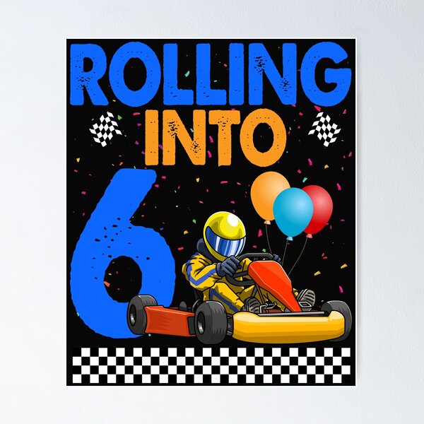 Item preview, Rolling Into 6 Kart Racer designed and sold by Bendthetrend.