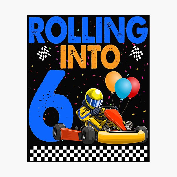 Item preview, Rolling Into 6 Kart Racer designed and sold by Bendthetrend.