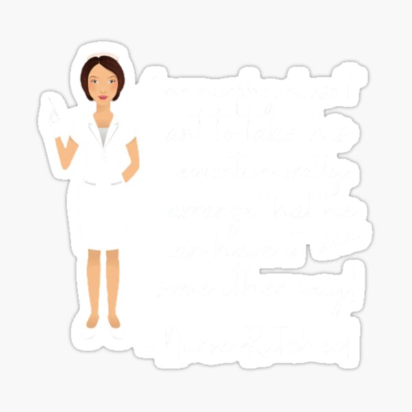 "Nurse Ratched" Sticker for Sale by Mano87 Redbubble
