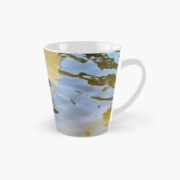 Item preview, Duck swimming in a golden lake designed and sold by Anna Lemos.