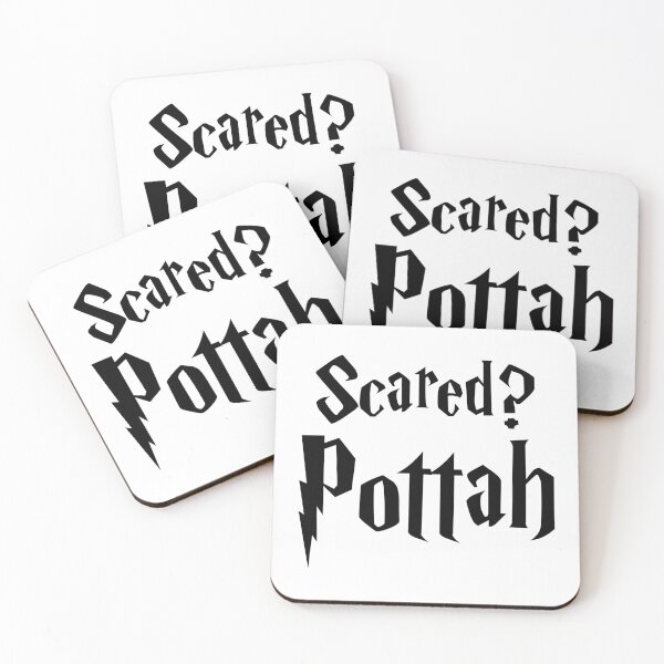 Aperçu de l'œuvre Scared Pottah - Dictons drôles pour les Potterheads créée et vendue par Desandu.