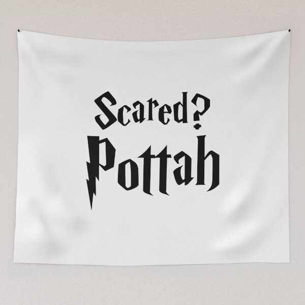 Artikelvorschau, Scared Pottah – Lustige Sprüche für Potterheads entworfen und verkauft von Desandu.