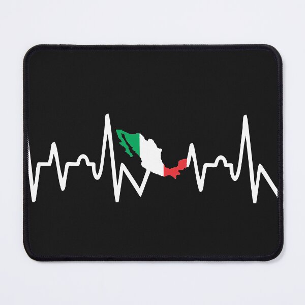 Item preview, Mexican flag heartbeat Mexico pride 2024 designed and sold by erozzz.