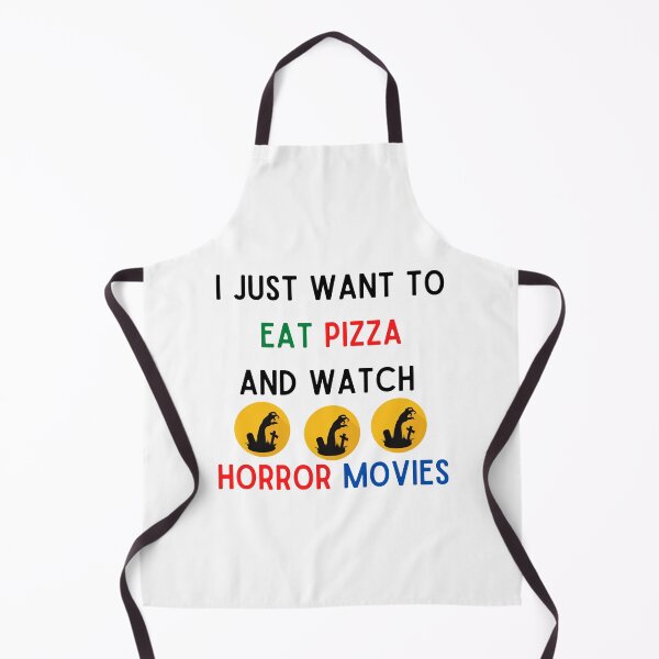Item preview, I Just Want To Eat Pizza And Watch Horror Movies designed and sold by Chanchane Store.