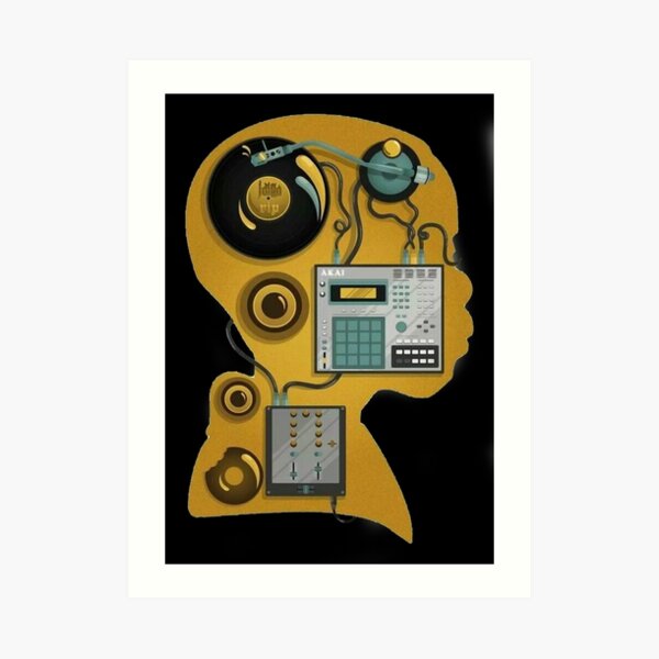 J dilla dj Art Print