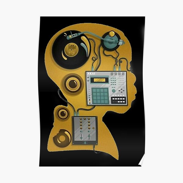J dilla dj Poster