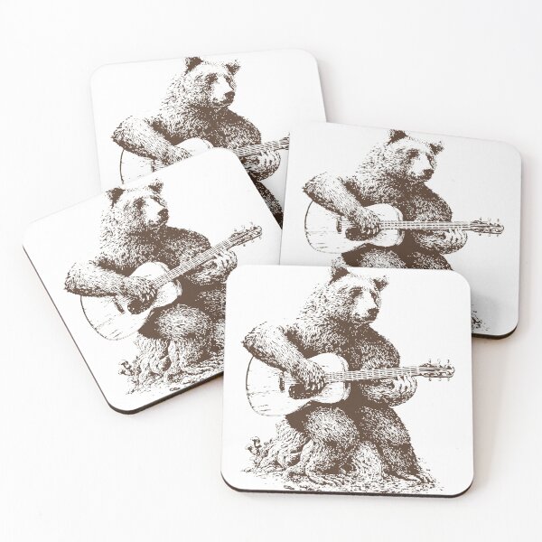 Item preview, BEAR PLAYING GUITAR designed and sold by Gerardo72.