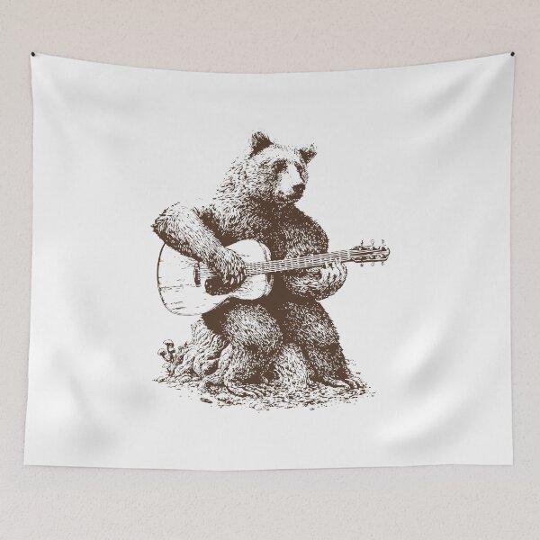 Item preview, BEAR PLAYING GUITAR designed and sold by Gerardo72.