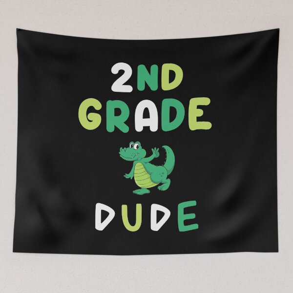 Item preview, 2nd Grade Dude - Cute Crocodile - Gift for Son or Nephew designed and sold by CactusFamily.