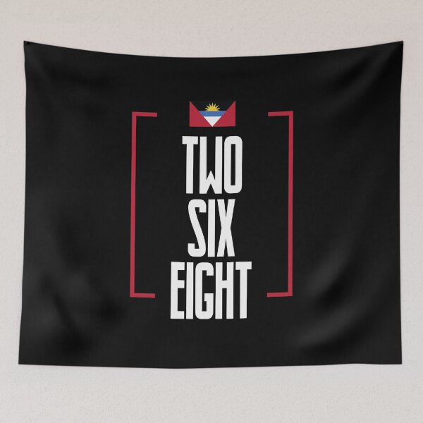 Item preview, Antigua and Barbuda  Area Code Two Six Four 268  Antiguan Flag designed and sold by Uppercase Tees.