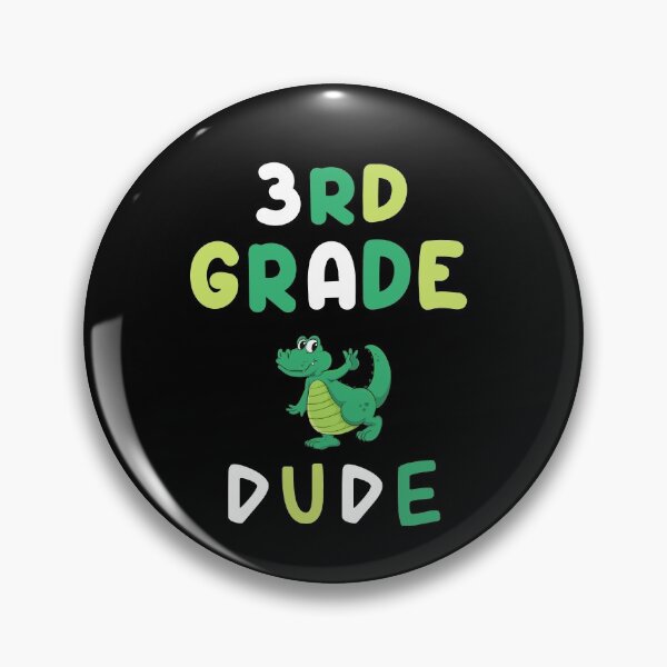 Item preview, 3rd Grade Dude - Cute Crocodile - Gift for Son or Nephew designed and sold by CactusFamily.