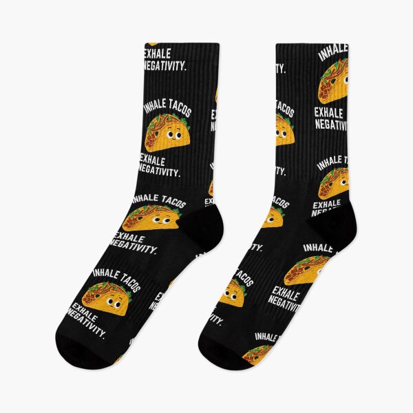 Item preview, Inhale tacos exhale negativity - kawai taco - positive vibes designed and sold by theslowdown.