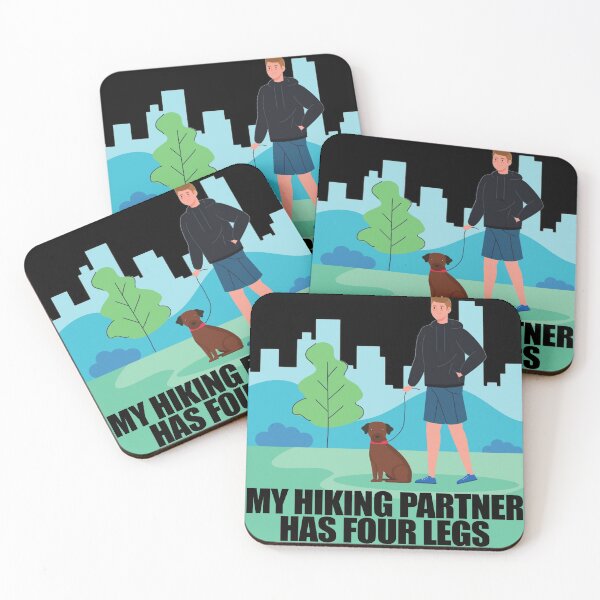 Item preview, My Hiking Partner Has Four Legs designed and sold by NuarzDesign.