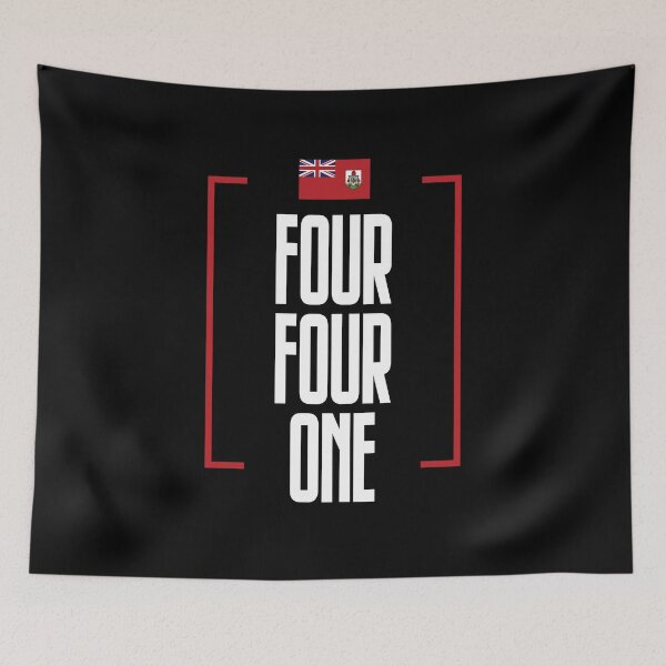 Item preview, Bermuda Area Code Four Four One 441 Bermudan Flag designed and sold by Uppercase Tees.