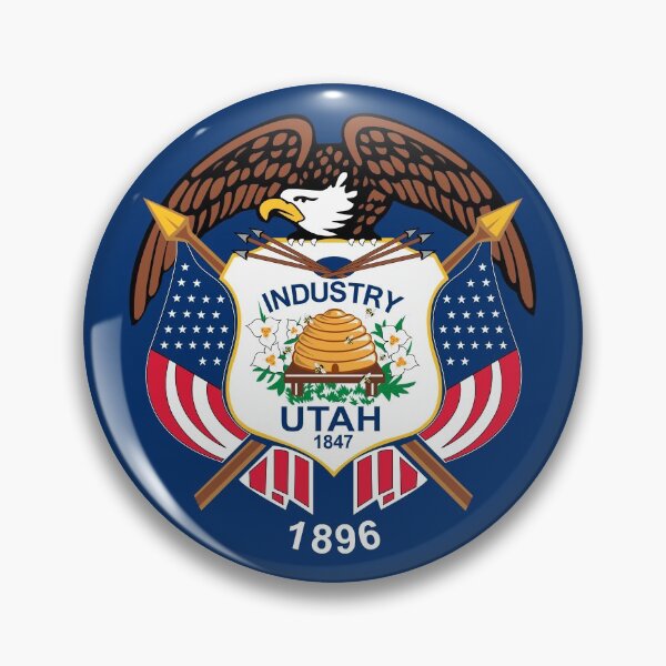 Item preview, Utah State Flag designed and sold by Derek Rebuck.