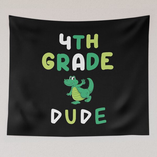Item preview, 4th Grade Dude - Cute Baby Crocodile - Gift for Son or Nephew designed and sold by CactusFamily.