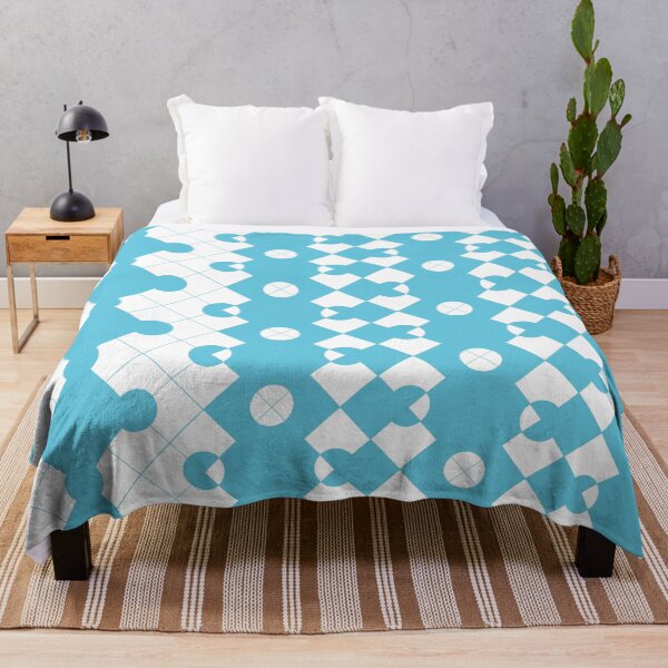 Item preview, Blue and White Dots and Checkers designed and sold by CreativeStreams.
