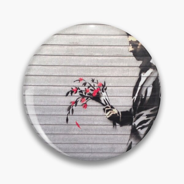Artikelvorschau, Banksy wartender Kerl mit Blumen entworfen und verkauft von SharpWallArts.