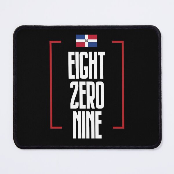 Item preview, Dominican Republic Area Code Eight Zero Nine 809 Dominican Republic Flag designed and sold by Uppercase Tees.