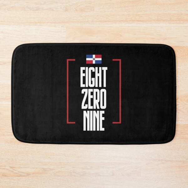 Item preview, Dominican Republic Area Code Eight Zero Nine 809 Dominican Republic Flag designed and sold by Uppercase Tees.