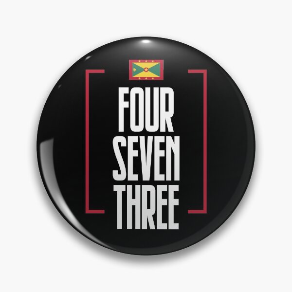 Item preview, Grenada Area Code Four Seven Three 473 Grenadian Flag designed and sold by Uppercase Tees.
