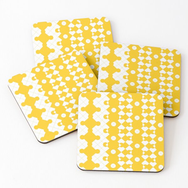 Item preview, Golden Yellow, White Dots and Checkers designed and sold by CreativeStreams.