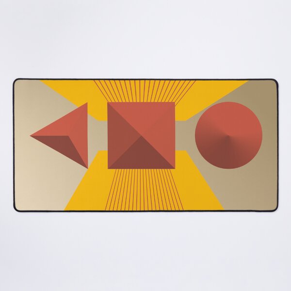 Item preview, Bauhaus - Retro / Art Deco architecture discipline from Berlin, Germany - Available in posters, etc - Shapes and Color in Yellow designed and sold by crazycollective.