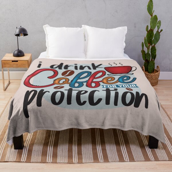 Item preview, I DRINK COFFEE | FOR YOUR PROTECTION designed and sold by HASSANBADRI2050.
