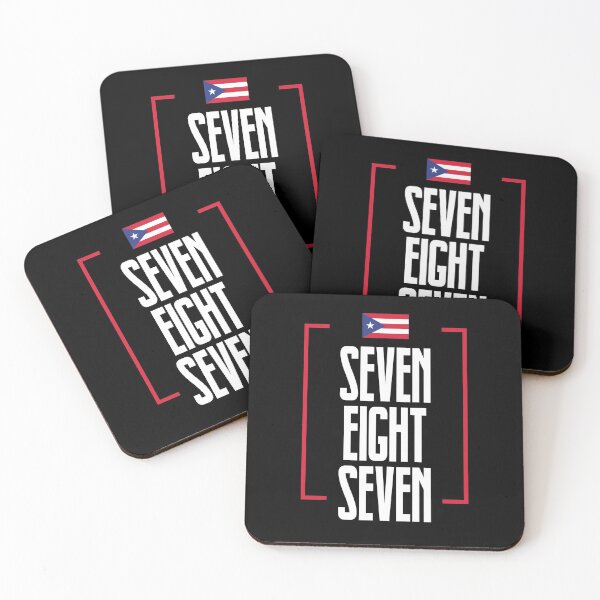 Item preview, Puerto Rico Area Code Seven Eight Seven 787 Puerto Rico Flag designed and sold by Uppercase Tees.