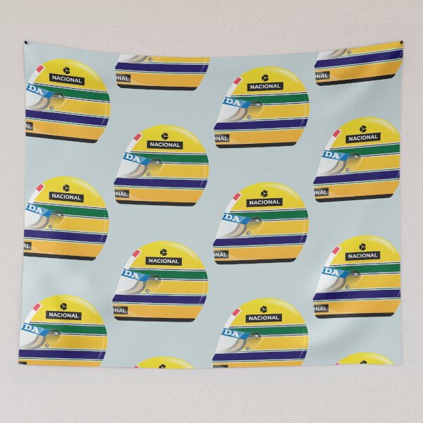 Item preview, Ayrton Senna Helmet designed and sold by MiniManiaPrint.