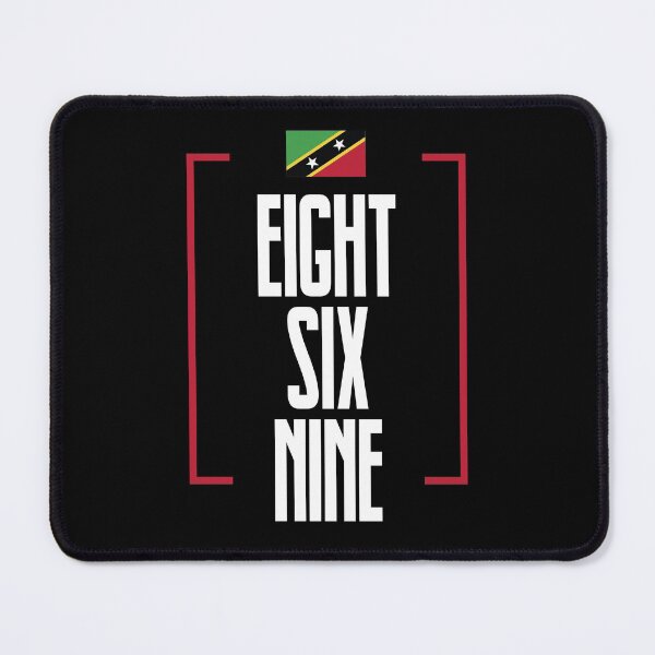 Item preview, Saint Kitts and Nevis Area Code Eight Six Nine 869 St Kitts Flag designed and sold by Uppercase Tees.