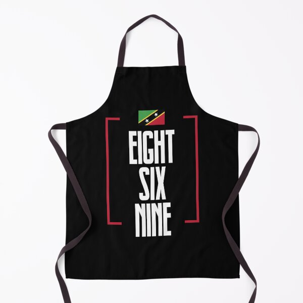 Item preview, Saint Kitts and Nevis Area Code Eight Six Nine 869 St Kitts Flag designed and sold by Uppercase Tees.