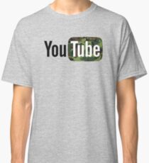 YouTube Camouflage Logo Classic T-Shirt