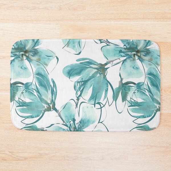 Item preview, Magnificent Magnolias Mixed Media in Teal designed and sold by OByD.