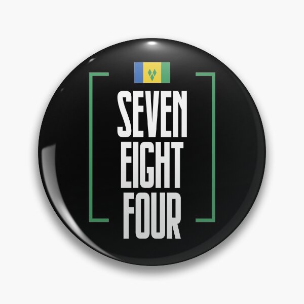 Item preview, Saint Vincent Area Code Seven Eight Four 784 St Vincent Flag designed and sold by Uppercase Tees.