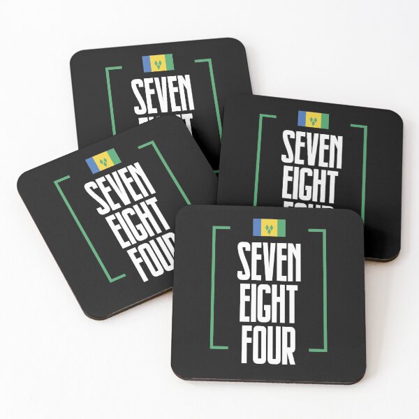 Item preview, Saint Vincent Area Code Seven Eight Four 784 St Vincent Flag designed and sold by Uppercase Tees.