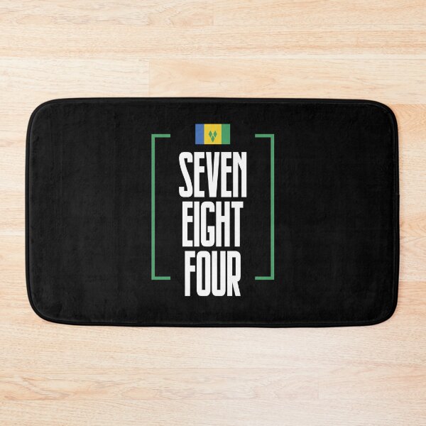 Item preview, Saint Vincent Area Code Seven Eight Four 784 St Vincent Flag designed and sold by Uppercase Tees.