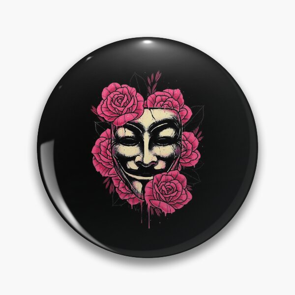 Item preview, GUY FAWKES FACE FLOWER ROSE designed and sold by Gerardo72.