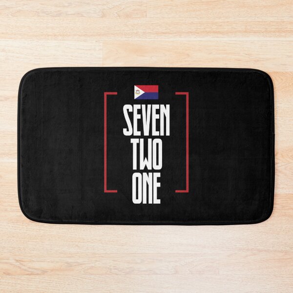 Item preview, Saint Martin Area Code Seven Two One 721 Sin Maartin Flag designed and sold by Uppercase Tees.