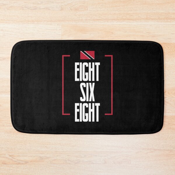 Item preview, Trinidad Area Code Eight Six Eight 868 Trinidad and Tobago Flag designed and sold by Uppercase Tees.