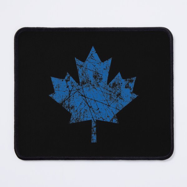 Item preview, Canadian Maple Leaf Grunge Distressed Style in Blue designed and sold by Garaga.