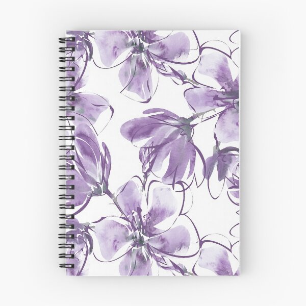 Item preview, Magnificent Magnolias Mixed Media Purple and Plum designed and sold by OByD.