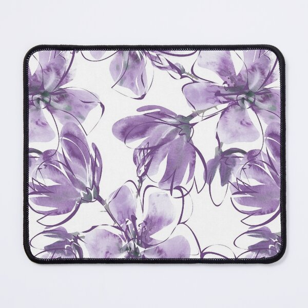 Item preview, Magnificent Magnolias Mixed Media Purple and Plum designed and sold by OByD.