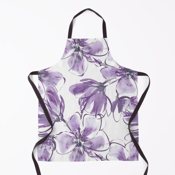 Item preview, Magnificent Magnolias Mixed Media Purple and Plum designed and sold by OByD.