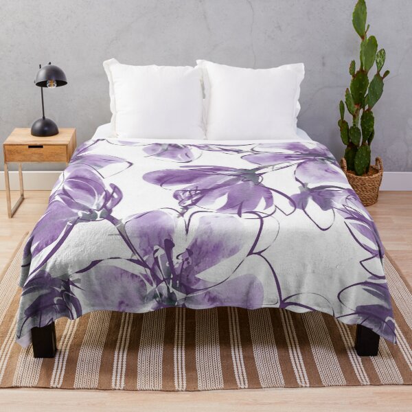 Item preview, Magnificent Magnolias Mixed Media Purple and Plum designed and sold by OByD.
