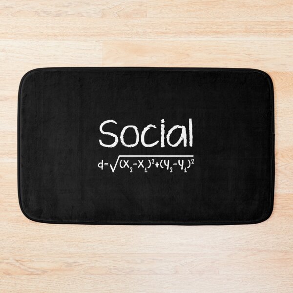 Item preview, Funny Social Distance Formula Math Quarantine 2020 Gift designed and sold by bentwellmean.